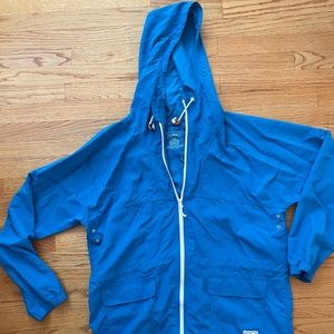 LL‎ Bean XL Tall Blue Pullover Jacket Gently Worn